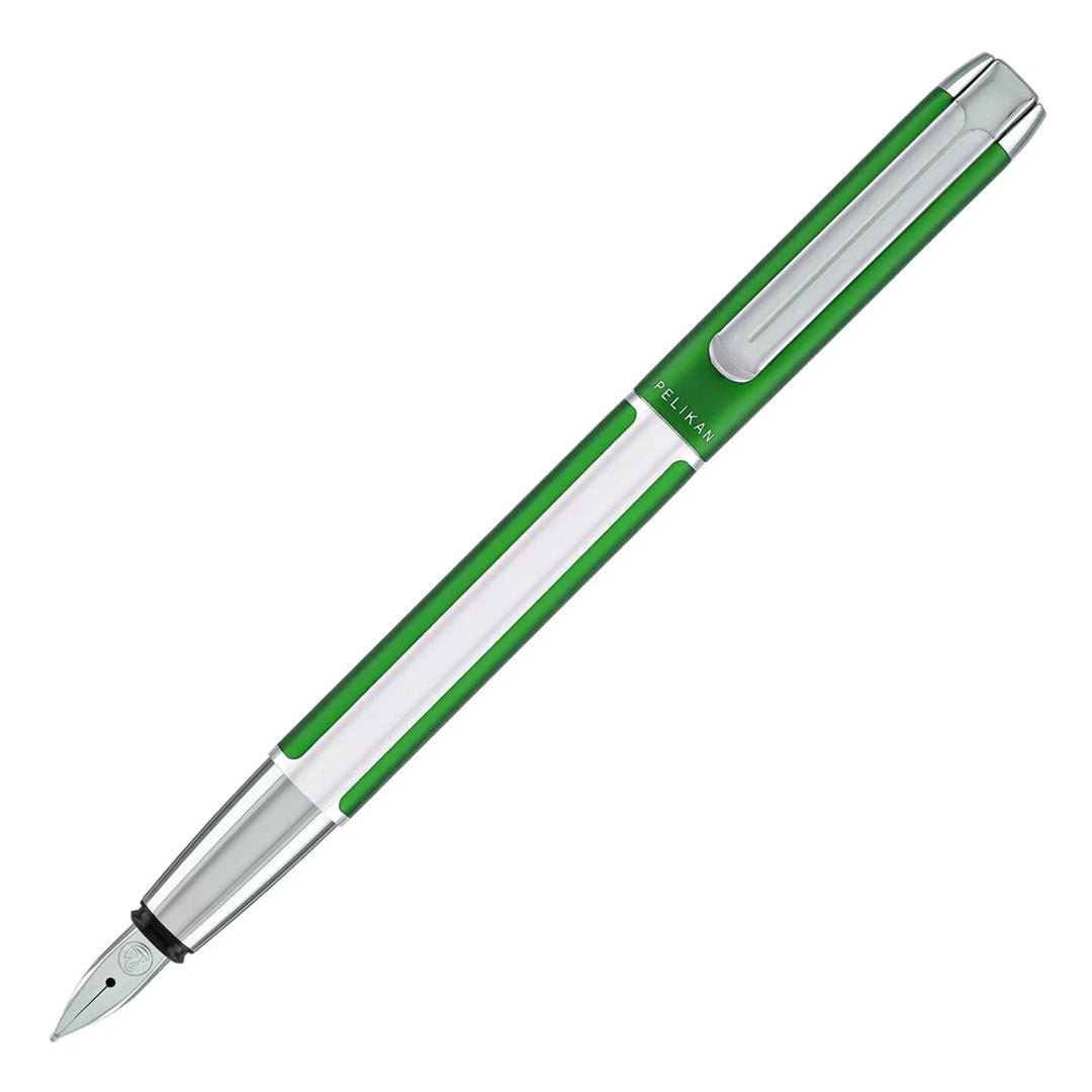 Pelikan Pura P40 Deep Green Fountain Pen - SCOOBOO - PEP_PUR_P40_DPGRN_FPF_817493 - Fountain Pen