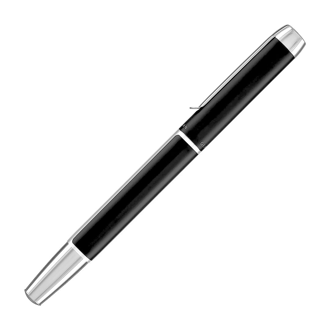 Pelikan Pura R40 Black/Silver Roller Ball Pen - SCOOBOO - PEP_PUR_R40_BLKSLV_RB_904441 - Roller Ball Pen