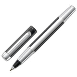 Pelikan Pura R40 Black/Silver Roller Ball Pen - SCOOBOO - PEP_PUR_R40_BLKSLV_RB_904441 - Roller Ball Pen