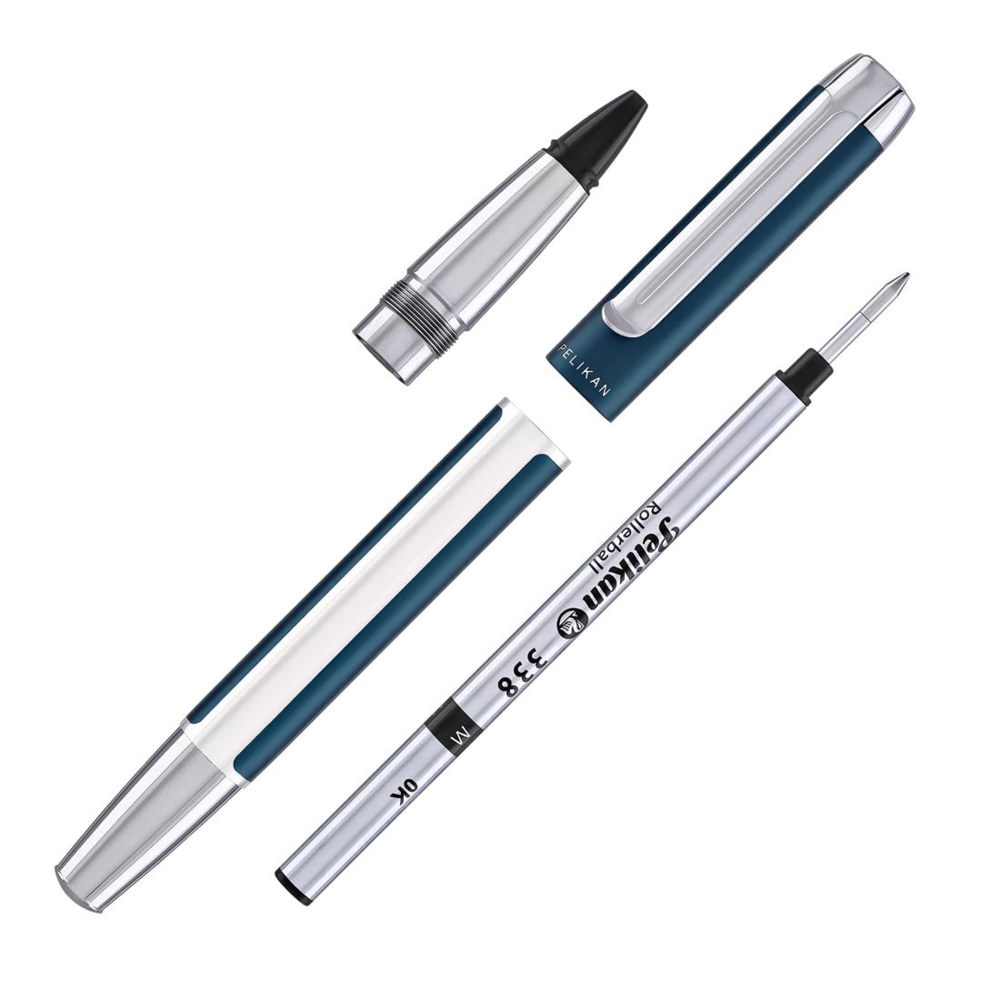 Pelikan Pura R40 Petrol Roller Ball Pen - SCOOBOO - PEP_PUR_R40_PTRL_RB_817455 - Roller Ball Pen