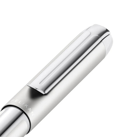 Pelikan Pura R40 Silver Roller Ball Pen - SCOOBOO - PEP_PUR_R40_SLV_RB_952085 - Roller Ball Pen