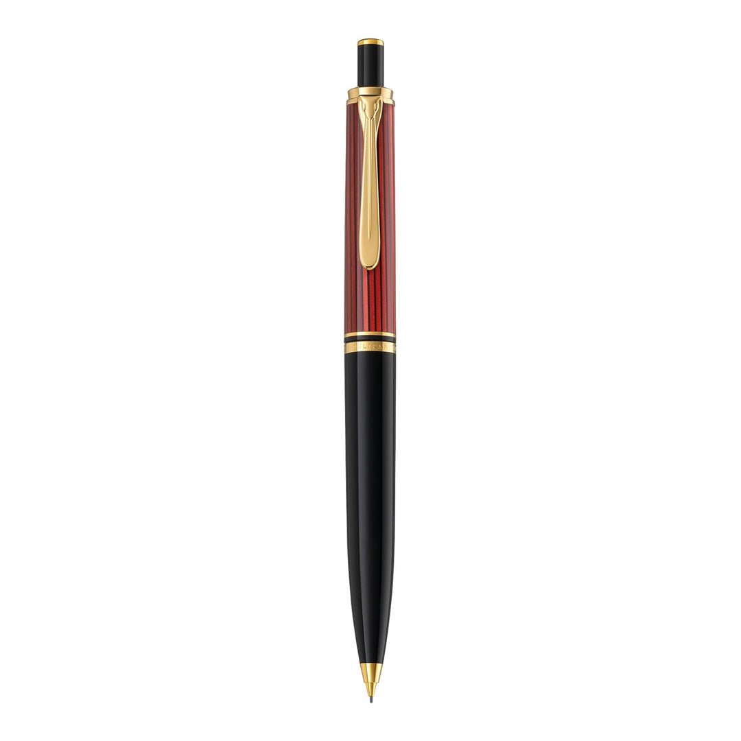 Pelikan Souveran D400 Black/Red Mechanical Pencil (0.7 MM) - SCOOBOO - PEP_SVRN_D400_BLKRED_MP07_925297 - Mechanical Pencil