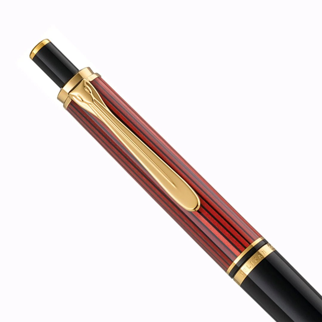 Pelikan Souveran D400 Black/Red Mechanical Pencil (0.7 MM) - SCOOBOO - PEP_SVRN_D400_BLKRED_MP07_925297 - Mechanical Pencil