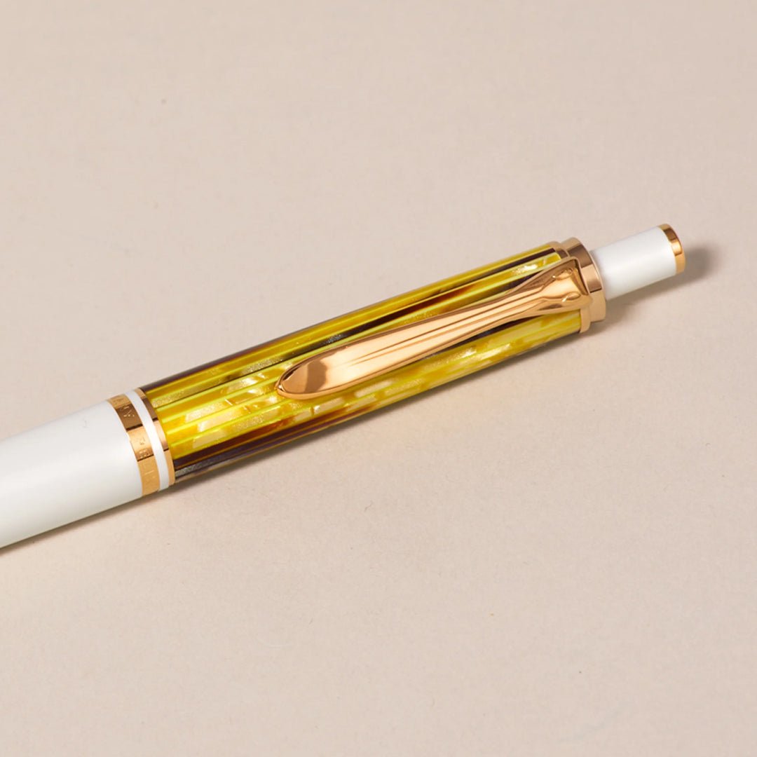 Pelikan Souveran D400 White Tortoiseshell Mechanical Pencil (0.7 MM) - SCOOBOO - PEP_SVRN_D400_WHT_TORSHL_MP07_935361 - Mechanical Pencil