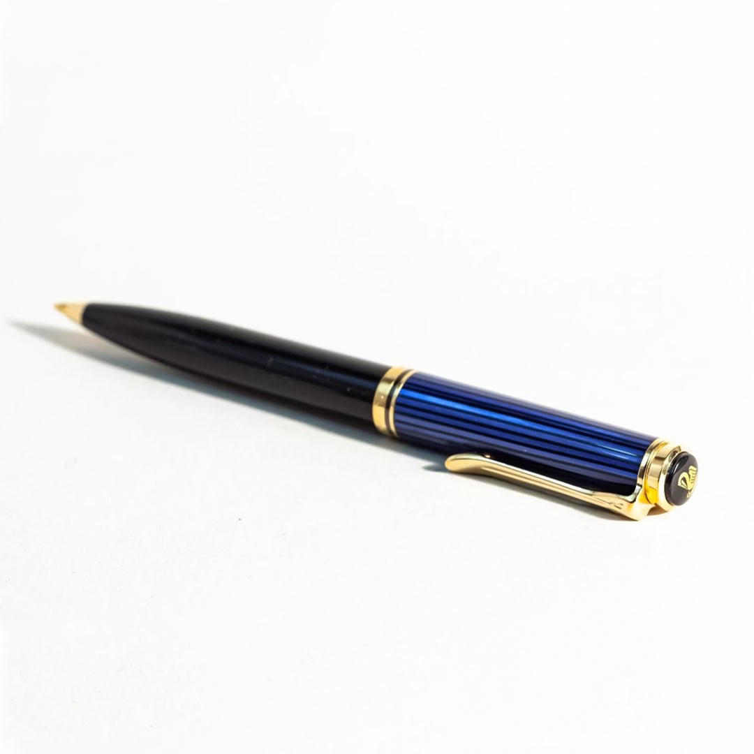 Pelikan Souveran D600 Black/Blue Mechanical Pencil (0.7 MM) 988352 - SCOOBOO - PEP_SVRN_D600_BLKBLU_MP07_988352 - Mechanical Pencil