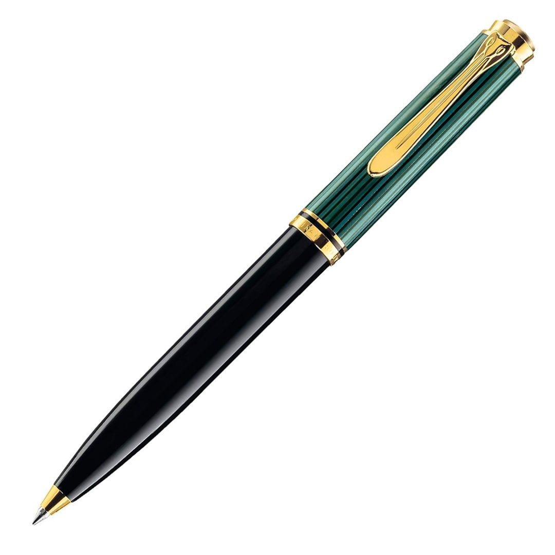 Pelikan Souveran D600 Black/Green Mechanical Pencil (0.7 MM) 979526 - SCOOBOO - PEP_SVRN_D600_BLKGRN_MP07_979526 - Mechanical Pencil