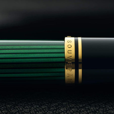 Pelikan Souveran D600 Black/Green Mechanical Pencil (0.7 MM) 979526 - SCOOBOO - PEP_SVRN_D600_BLKGRN_MP07_979526 - Mechanical Pencil