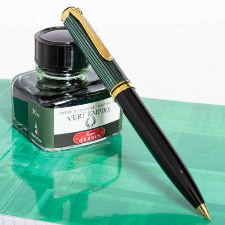 Pelikan Souveran D600 Black/Green Mechanical Pencil (0.7 MM) 979526 - SCOOBOO - PEP_SVRN_D600_BLKGRN_MP07_979526 - Mechanical Pencil