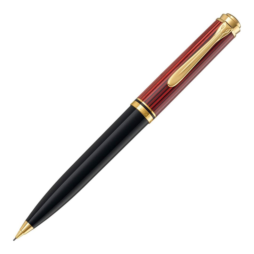 Pelikan Souveran D600 Black/Red Mechanical Pencil (0.7 MM) 928952 - SCOOBOO - PEP_SVRN_D600_BLKRED_MP07_928952 - Mechanical Pencil