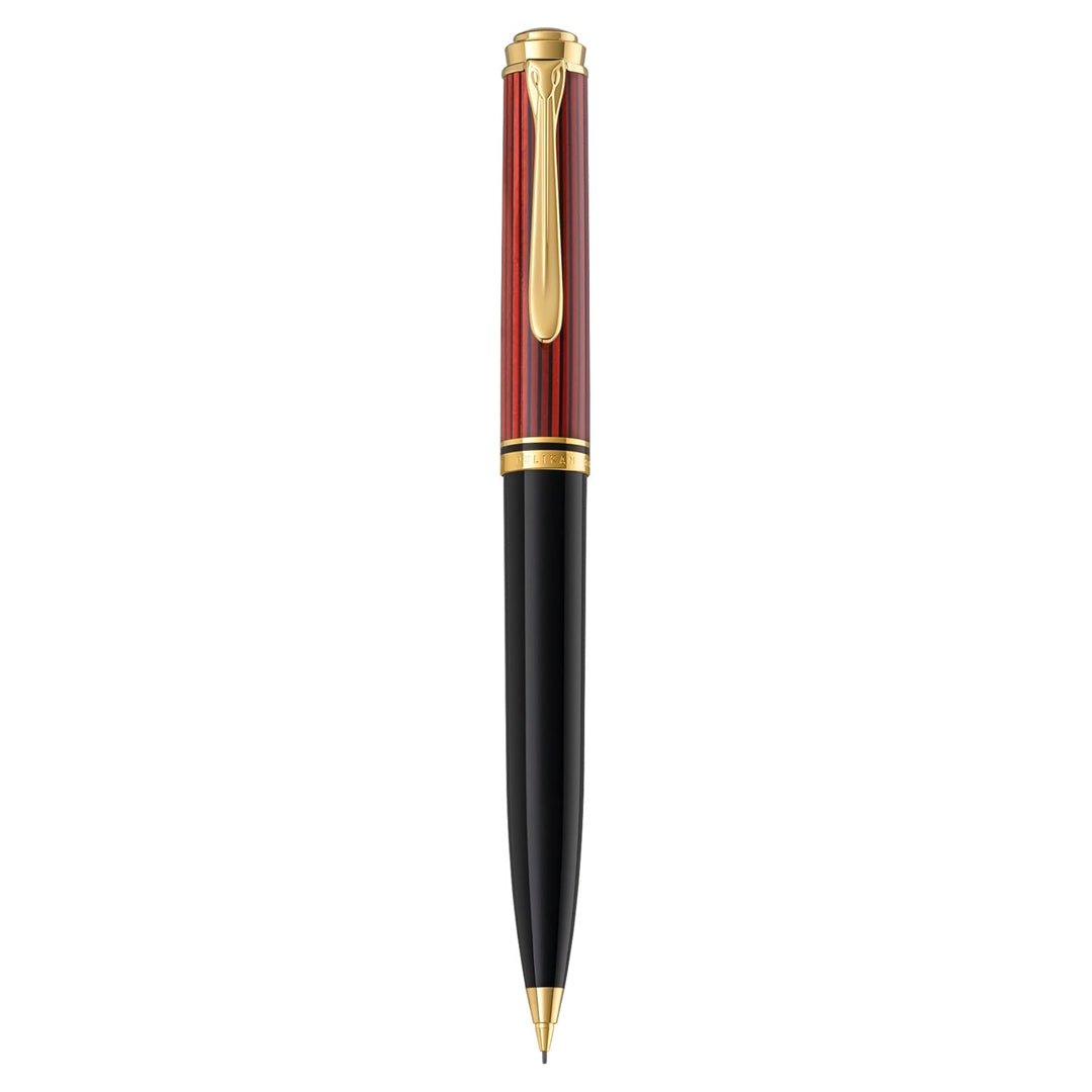 Pelikan Souveran D600 Black/Red Mechanical Pencil (0.7 MM) 928952 - SCOOBOO - PEP_SVRN_D600_BLKRED_MP07_928952 - Mechanical Pencil