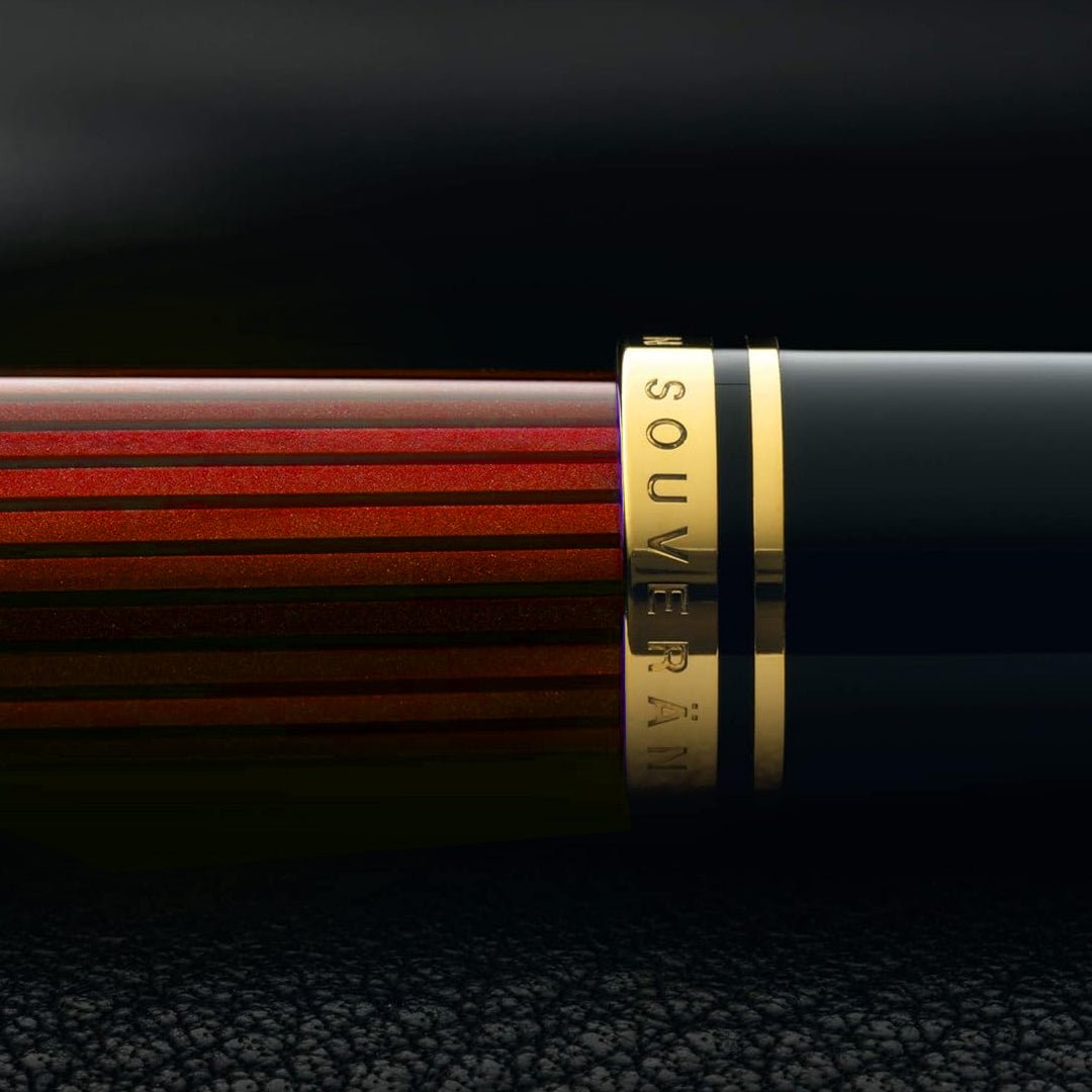 Pelikan Souveran D600 Black/Red Mechanical Pencil (0.7 MM) 928952 - SCOOBOO - PEP_SVRN_D600_BLKRED_MP07_928952 - Mechanical Pencil