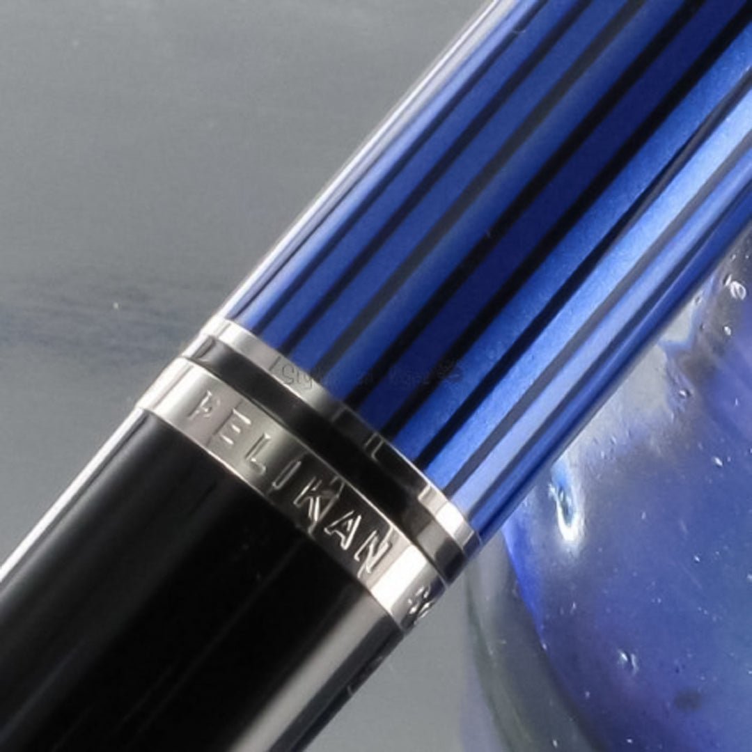 Pelikan Souveran K405 Black/Blue Ballpoint Pen 932715 - SCOOBOO - PEP_SVRN_K405_BLKBLU_BP_932715 - Ball Pen