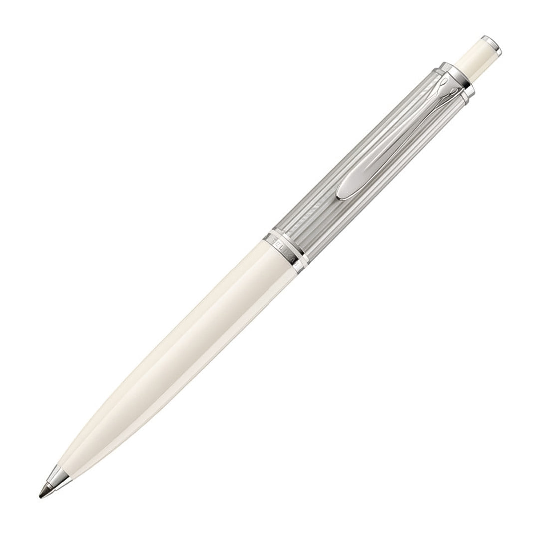 Pelikan Souveran K405 Silver/White Ballpoint Pen 815499