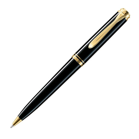 Pelikan Souveran K600 Black Ballpoint Pen 979625 - SCOOBOO - PEP_SVRN_K600_BLK_BP_979625 - Ball Pen