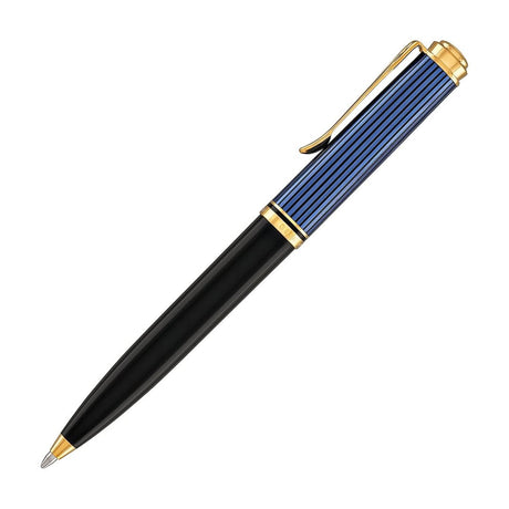 Pelikan Souveran K600 Black/Blue Ballpoint Pen 988378 - SCOOBOO - PEP_SVRN_K600_BLKBLU_BP_988378 - Ball Pen