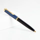 Pelikan Souveran K600 Black/Blue Ballpoint Pen 988378 - SCOOBOO - PEP_SVRN_K600_BLKBLU_BP_988378 - Ball Pen