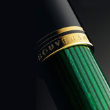 Pelikan Souveran K600 Black/Green Ballpoint Pen 979518 - SCOOBOO - PEP_SVRN_K600_BLKGRN_BP_979518 - Ball Pen