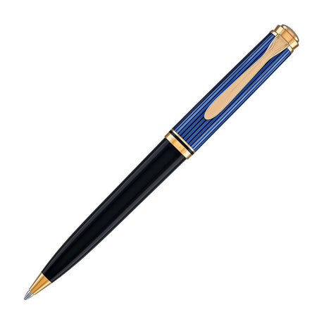 Pelikan Souveran K800 Black/Blue Ballpoint Pen - SCOOBOO - PEP_SVRN_K800_BLKBLU_BP_987842 - Ball Pen