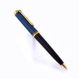 Pelikan Souveran K800 Black/Blue Ballpoint Pen - SCOOBOO - PEP_SVRN_K800_BLKBLU_BP_987842 - Ball Pen