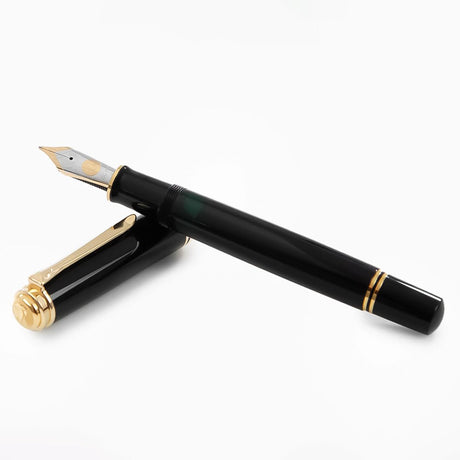 Pelikan Souveran M1000 Black Fountain Pen - SCOOBOO - PEP_SVRN_M1000_BLK_FPEF_987370 - Fountain Pen