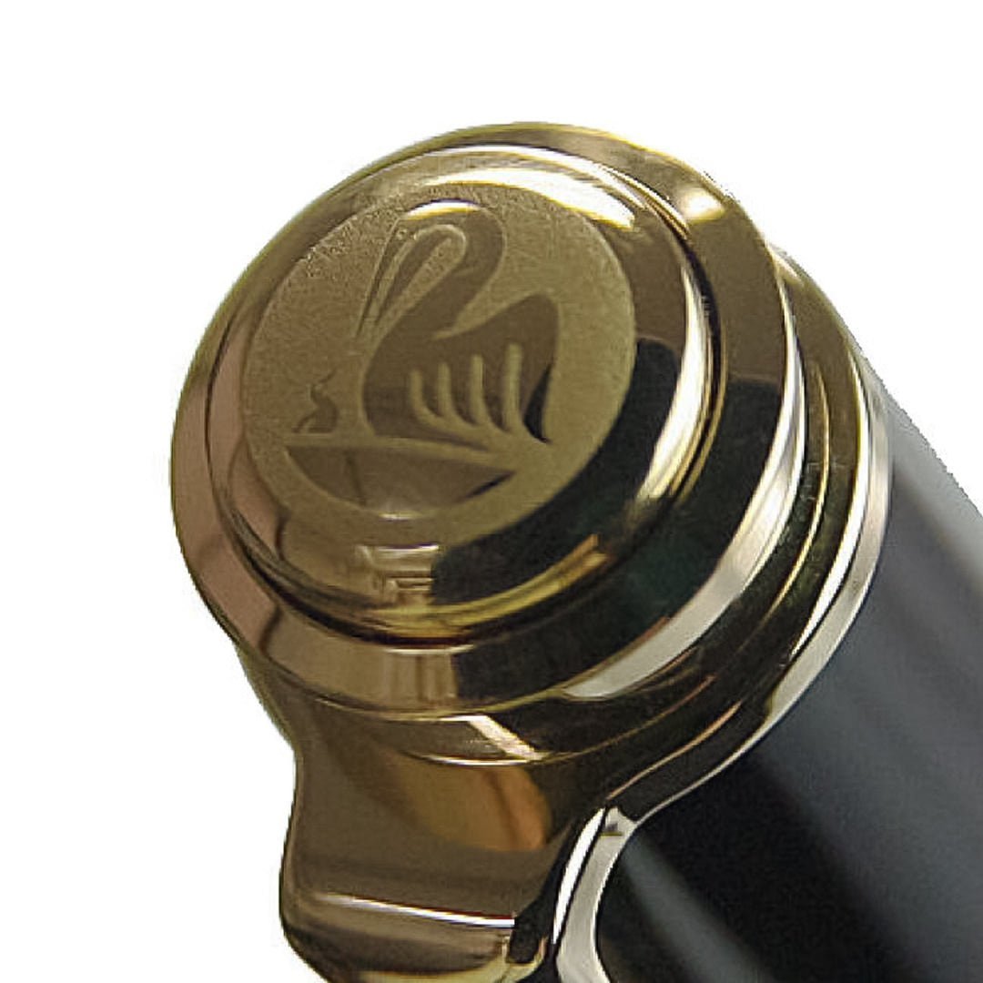 Pelikan Souveran M400 Black Fountain Pen - SCOOBOO - PEP_SVRN_M400_BLK_FPEF_985473 - Fountain Pen