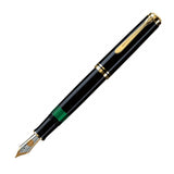 Pelikan Souveran M400 Black Fountain Pen - SCOOBOO - PEP_SVRN_M400_BLK_FPEF_985473 - Fountain Pen