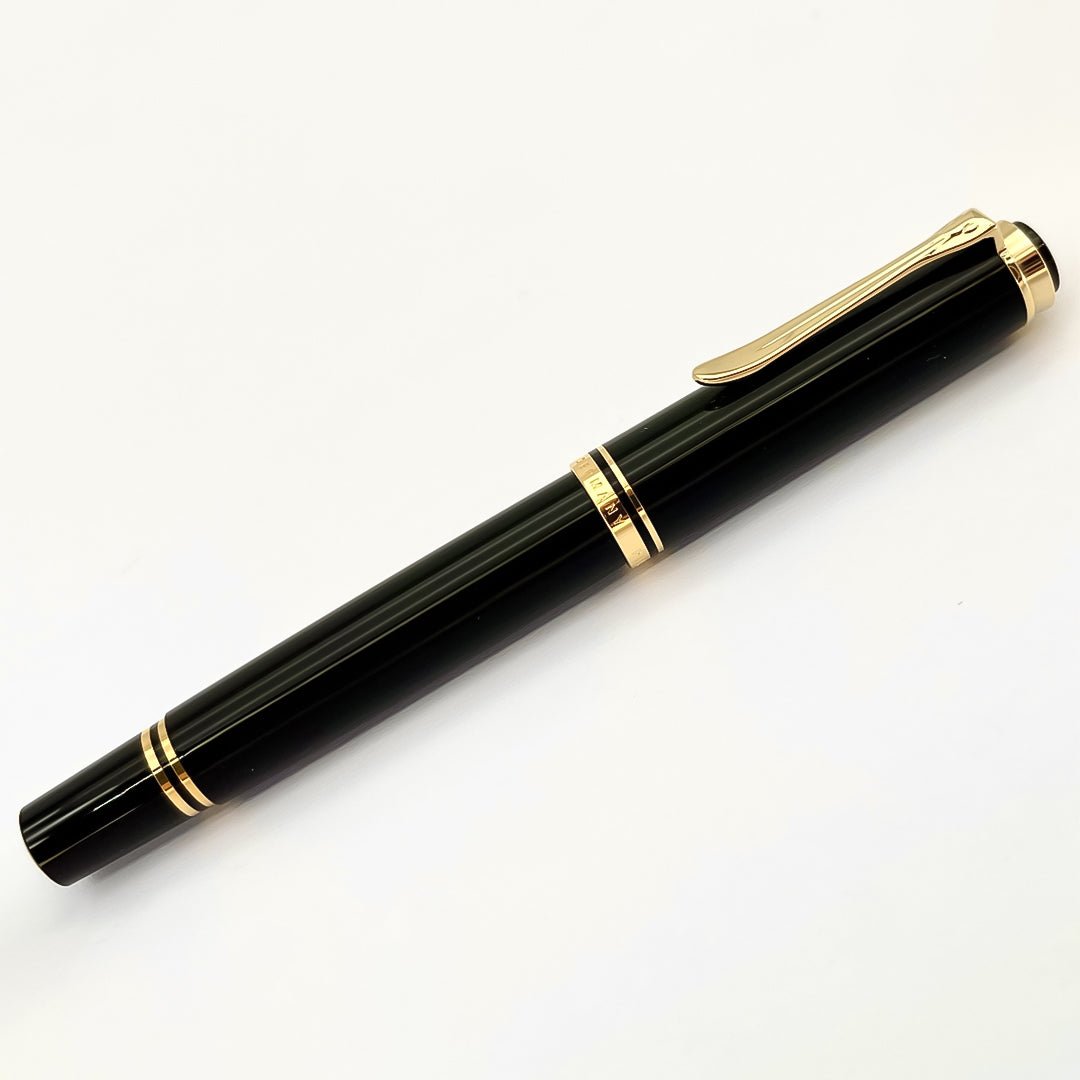 Pelikan Souveran M400 Black Fountain Pen - SCOOBOO - PEP_SVRN_M400_BLK_FPEF_985473 - Fountain Pen