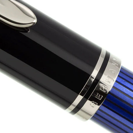 Pelikan Souveran M405 Black/Blue Fountain Pen - SCOOBOO - PEP_SVRN_M405_BLKBLU_FPEF_932772 - Fountain Pen