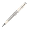 Pelikan Souveran M405 Silver/White Fountain Pen - SCOOBOO - PEP_SVRN_M405SE_SLVWHT_FPEF_815451 - Fountain Pen