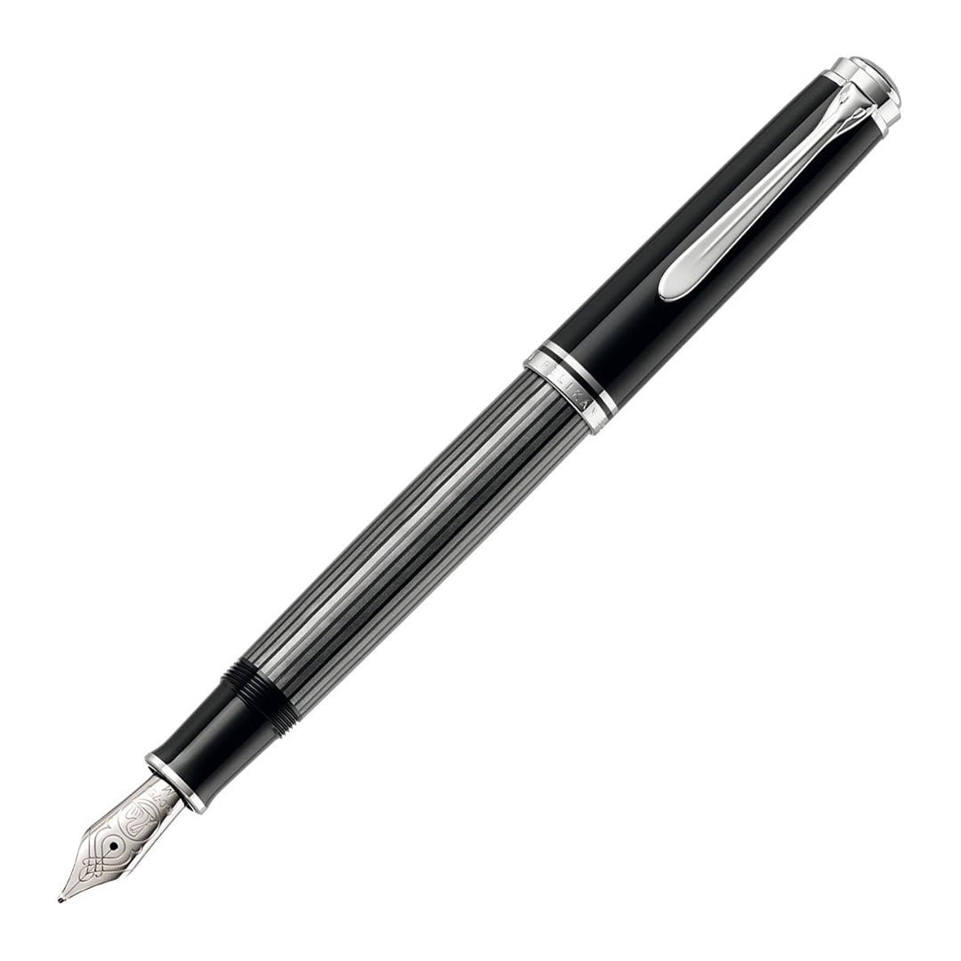 Pelikan Souveran M405 Stresemann Anthracite Fountain Pen - SCOOBOO - PEP_SVRN_M405_STR_ANTH_FPEF_803724 - Fountain Pen