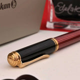 Pelikan Souveran M600 Black/Red Fountain Pen - SCOOBOO - PEP_SVRN_M600_BLKRED_FPEF_928903 - Fountain Pen