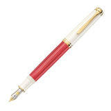 Pelikan Souveran M600 Red/White Fountain Pen (Special Edition)