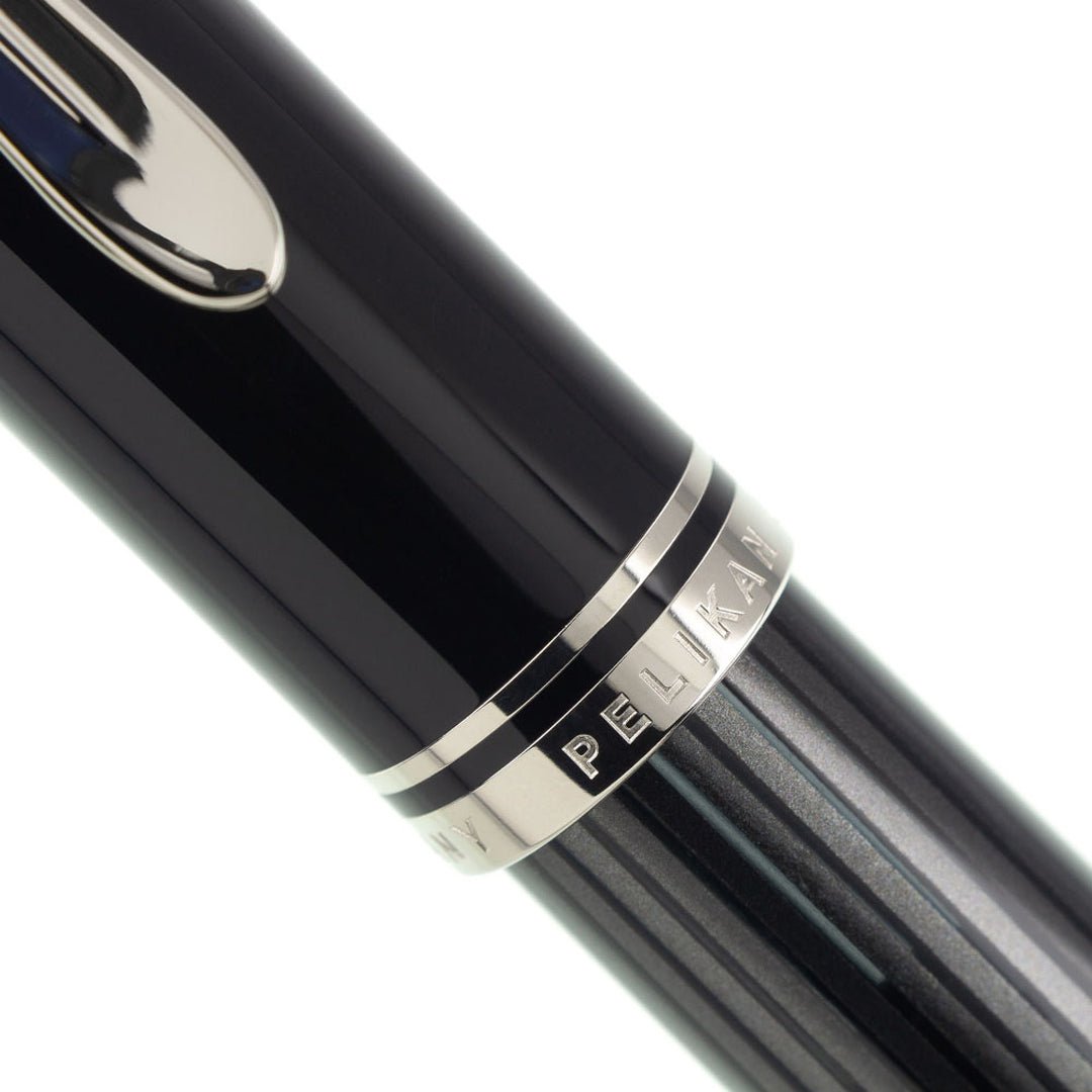 Pelikan Souveran M605 Stresemann Anthracite Fountain Pen - SCOOBOO - PEP_SVRN_M605_STR_ANTH_FPEF_813556 - Fountain Pen