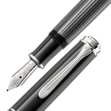 Pelikan Souveran M605 Stresemann Anthracite Fountain Pen - SCOOBOO - PEP_SVRN_M605_STR_ANTH_FPEF_813556 - Fountain Pen