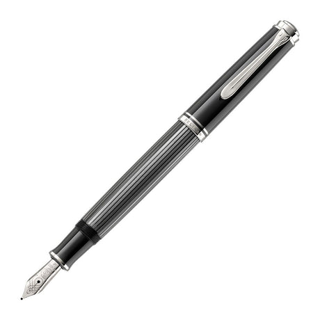 Pelikan Souveran M605 Stresemann Anthracite Fountain Pen - SCOOBOO - PEP_SVRN_M605_STR_ANTH_FPEF_813556 - Fountain Pen