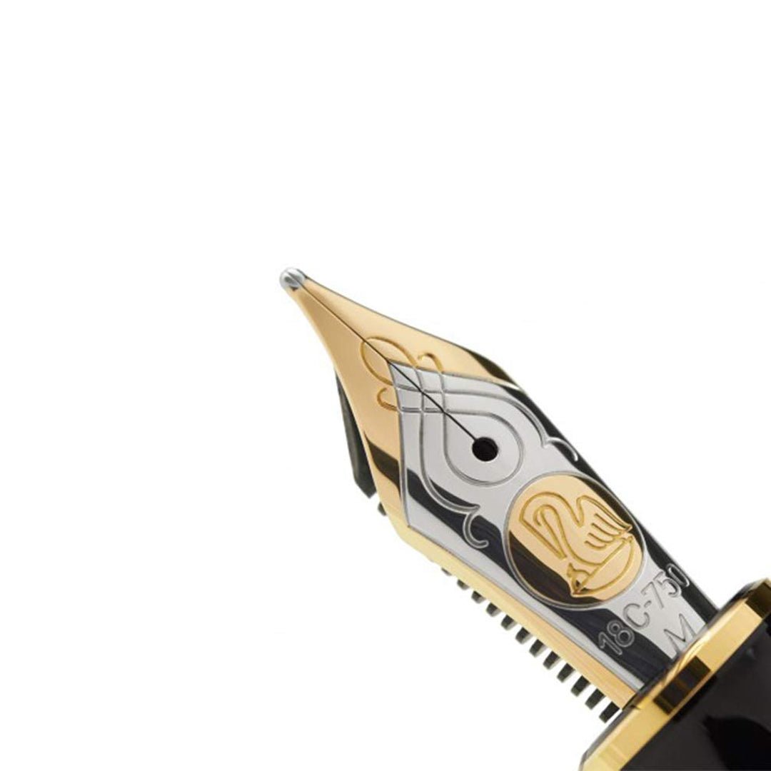 Pelikan Souveran M800 Black Fountain Pen - SCOOBOO - PEP_SVRN_M800_BLK_FPEF_986133 - Fountain Pen