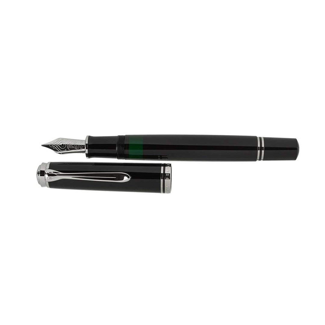 Pelikan Souveran M805 Black Fountain Pen - SCOOBOO - PEP_SVRN_M805_BLK_FPEF_925487 - Fountain Pen