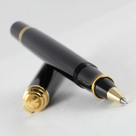 Pelikan Souveran R600 Black Roller Ball Pen - SCOOBOO - PEP_SVRN_R600_BLK_RB_979641 - Roller Ball Pen