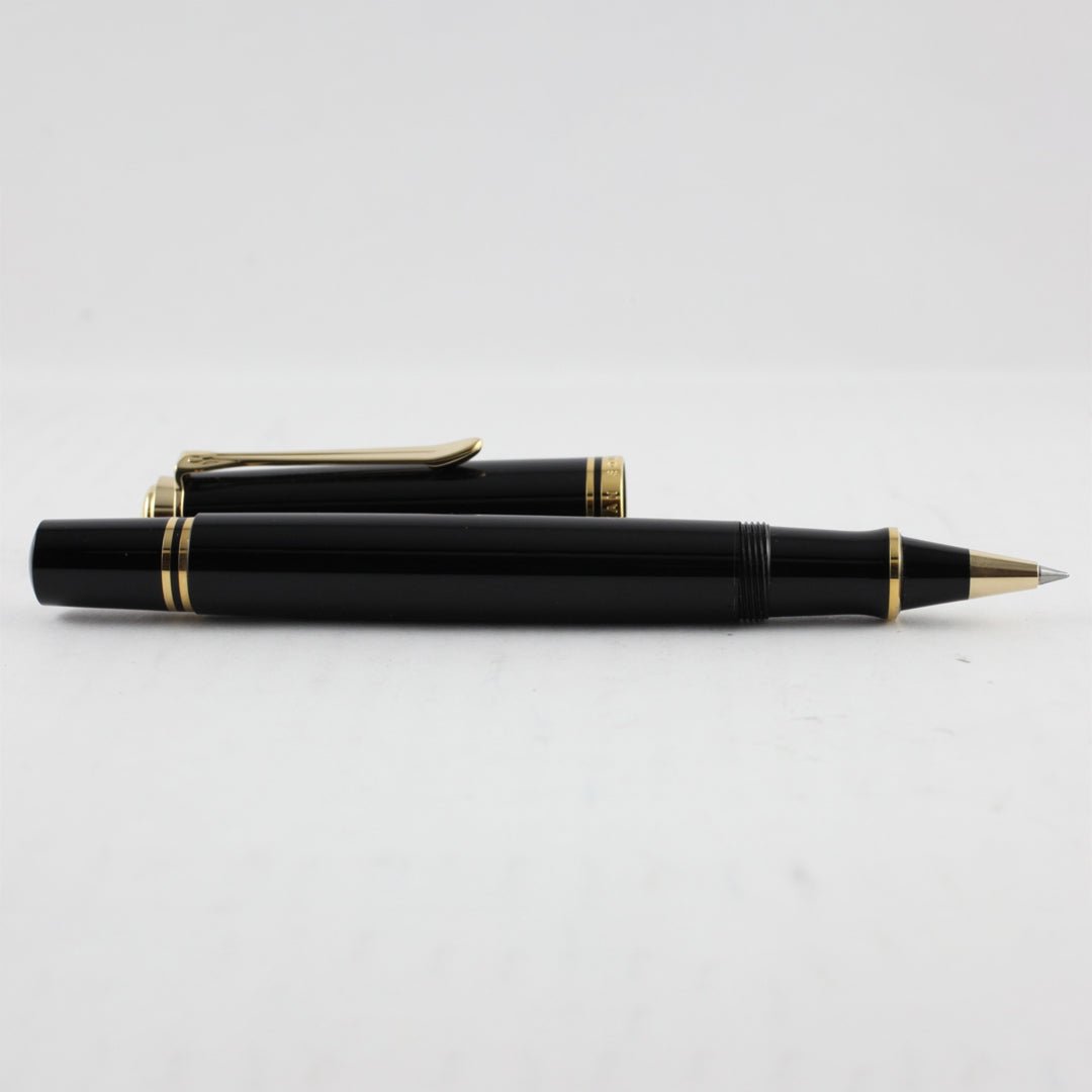 Pelikan Souveran R600 Black Roller Ball Pen - SCOOBOO - PEP_SVRN_R600_BLK_RB_979641 - Roller Ball Pen