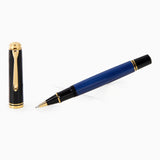 Pelikan Souveran R800 Black/Blue Roller Ball Pen - SCOOBOO - PEP_SVRN_R800_BLKBLU_RB_988006 - Roller Ball Pen