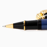 Pelikan Souveran R800 Black/Blue Roller Ball Pen - SCOOBOO - PEP_SVRN_R800_BLKBLU_RB_988006 - Roller Ball Pen