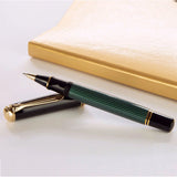 Pelikan Souveran R800 Black/Green Roller Ball Pen - SCOOBOO - PEP_SVRN_R800_BLKGRN_RB_987990 - Roller Ball Pen