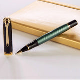 Pelikan Souveran R800 Black/Green Roller Ball Pen - SCOOBOO - PEP_SVRN_R800_BLKGRN_RB_987990 - Roller Ball Pen