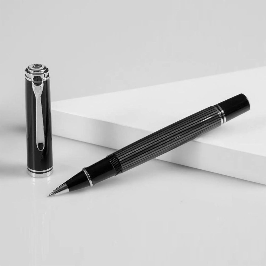Pelikan Souveran R805 Stresemann Anthracite Roller Ball Pen - SCOOBOO - PEP_SVRN_R805_STR_ANTH_RB_957472 - Roller Ball Pen
