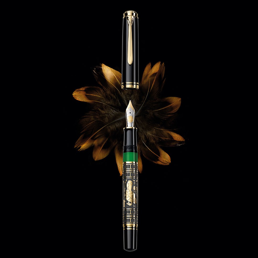 Pelikan Toledo M700 Black Fountain Pen - SCOOBOO - PEP_TLD_M700_BLK_FPEF_927806 - Fountain Pen