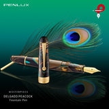 Penlux | Fountain Pen | Delgado Peacock