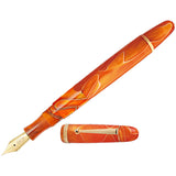 Penlux Grande Orange Swirl Fountain Pen - SCOOBOO - 10 - 100 - 209 - Fountain Pen