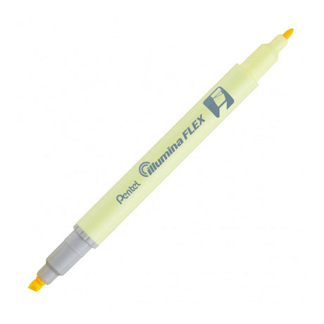 Pentel Dual Tip Highlighter Pastel Illumina Flex (Twn) - Pack of 1 - SCOOBOO - SLW11P - GE - Highlighter