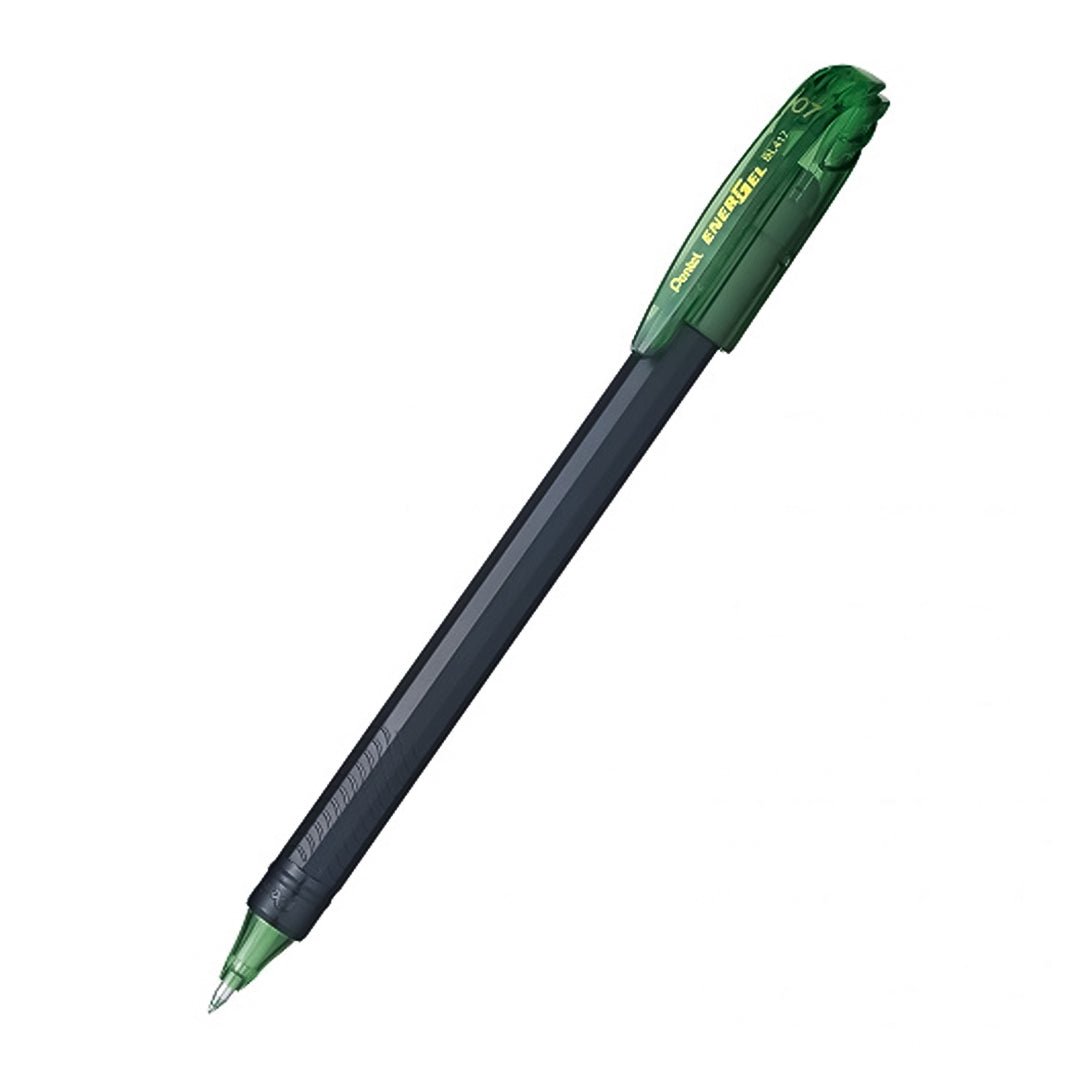 Pentel Energel Tintenroller BL417R – 6 Stück, Schwarz, 0,7 Mm, 96% Recycelt