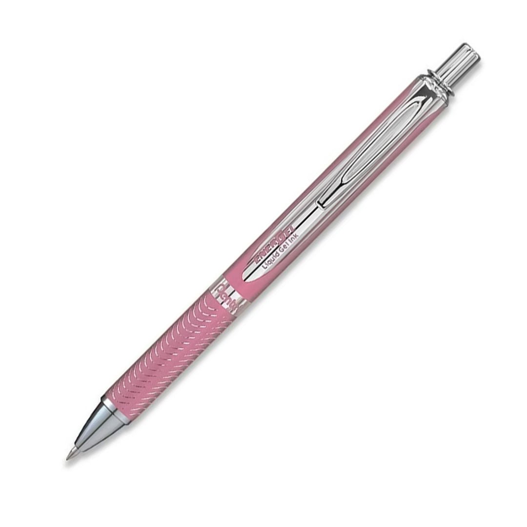 Pentel Energel Metal gel Roller Pen 0.7mm - SCOOBOO - BL407 - Pink - Gel Pens